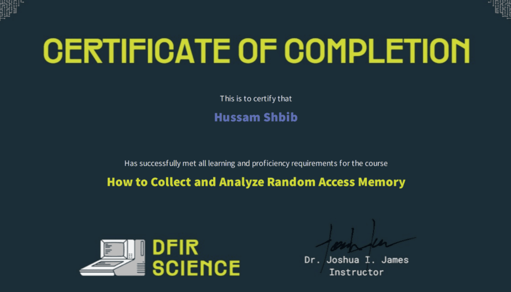 DFIR Science How to Collect and Analyze Random Access Memory